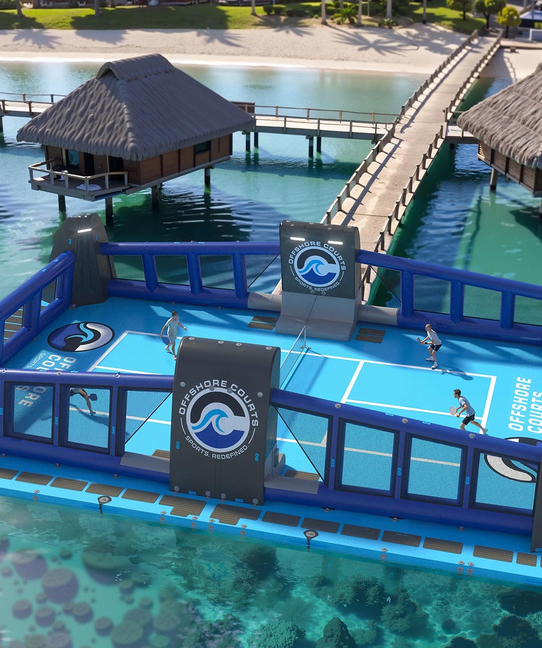 Offshore Courts - Pickleball in the Ocean